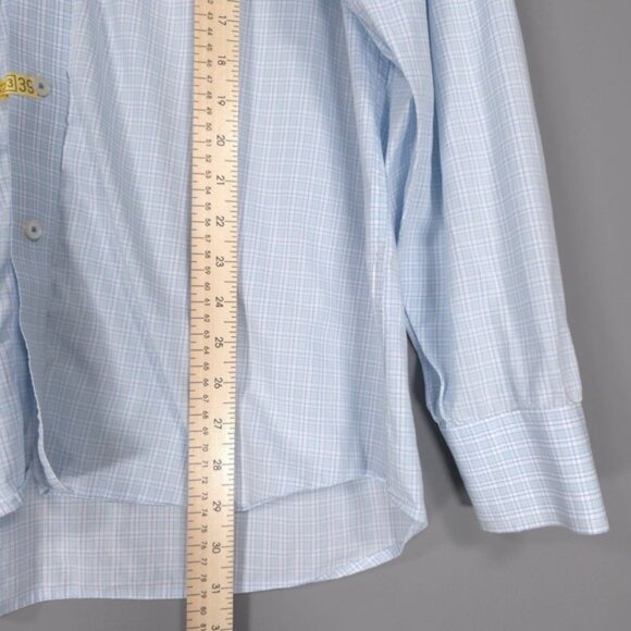 SOUTHERN TIDE Men's Shirt‎ LARGE Classic Fit Blue Plaid Button Down - Picture 7 of 9